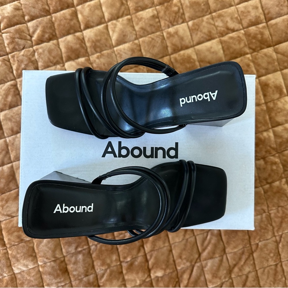 Abound Open Toe Block Heel - image 3